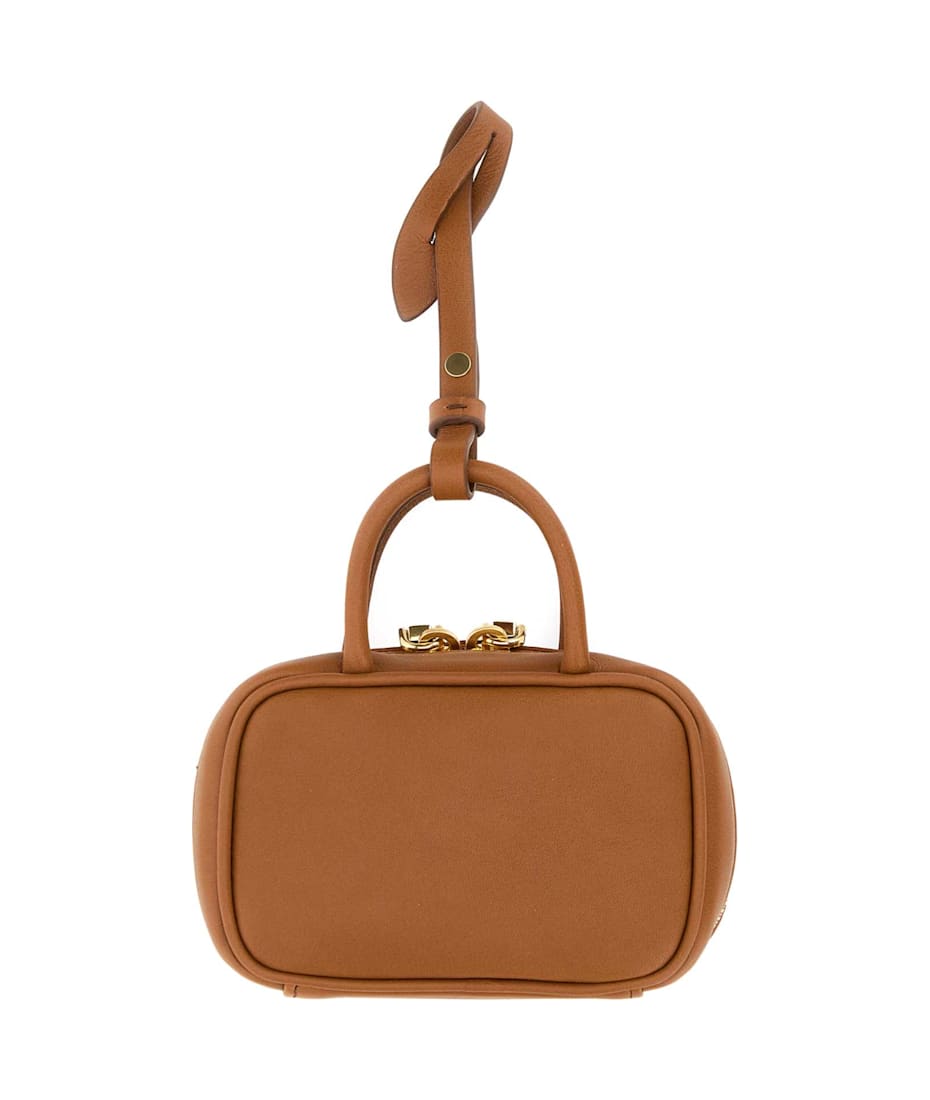 キーホルダー・キーリング Miu Miu Mud Leather Beau Keyring Necessaire Miu Miu Camel Leather Beau Keyring Necessaire | italist