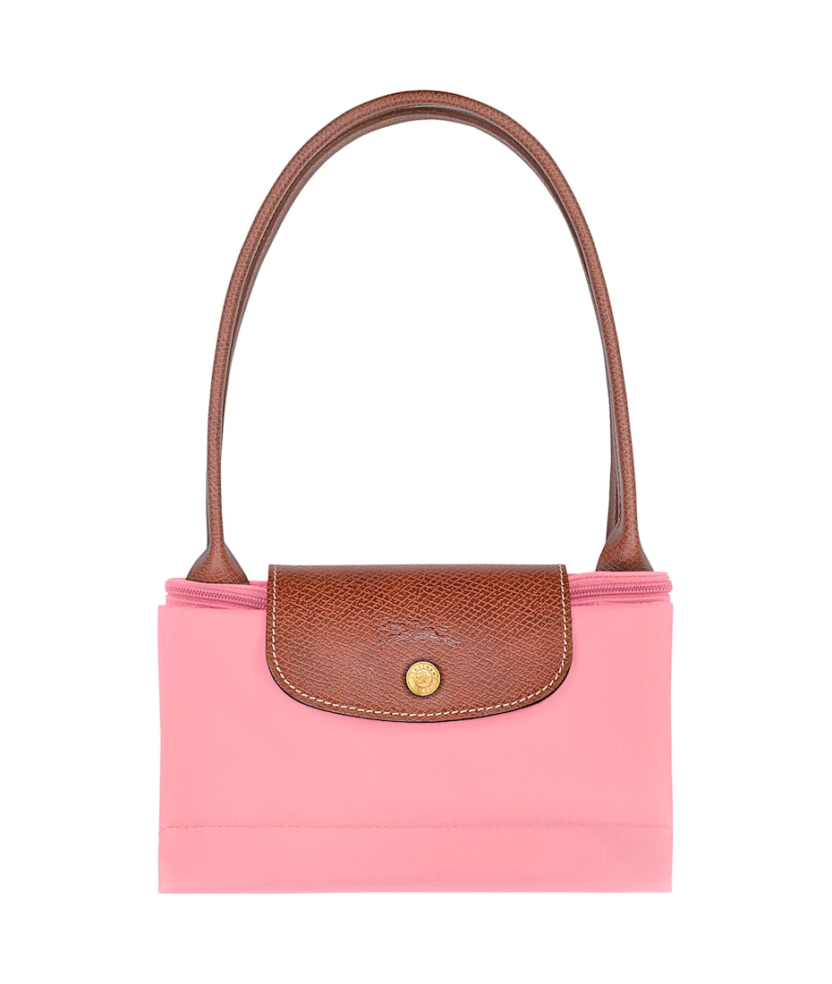 Longchamp 'm Le Pliage Original' Pink Handbag With Embossed