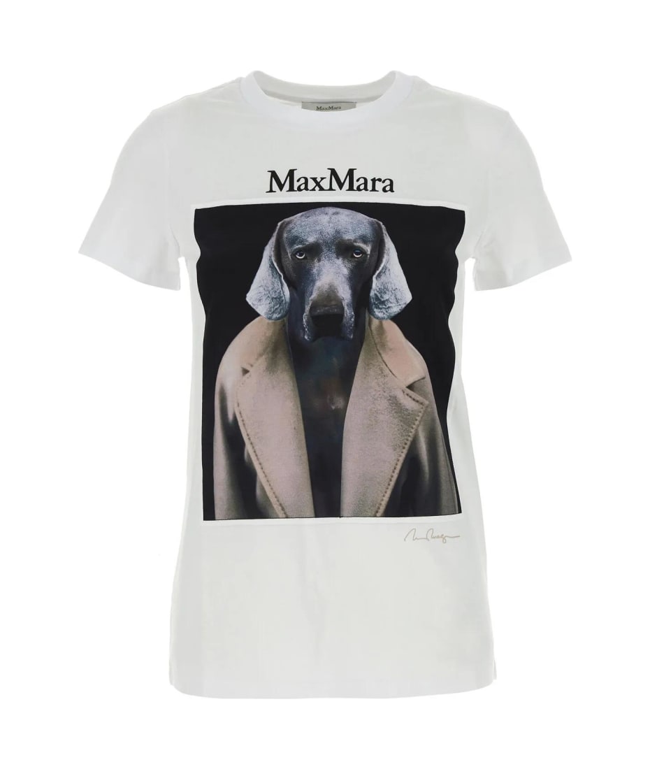 Tシャツ・カットソー MAX MARA WHITE COTTON CIPRIA T-SHIRT Max Mara White Cotton Cipria T-shirt | italist