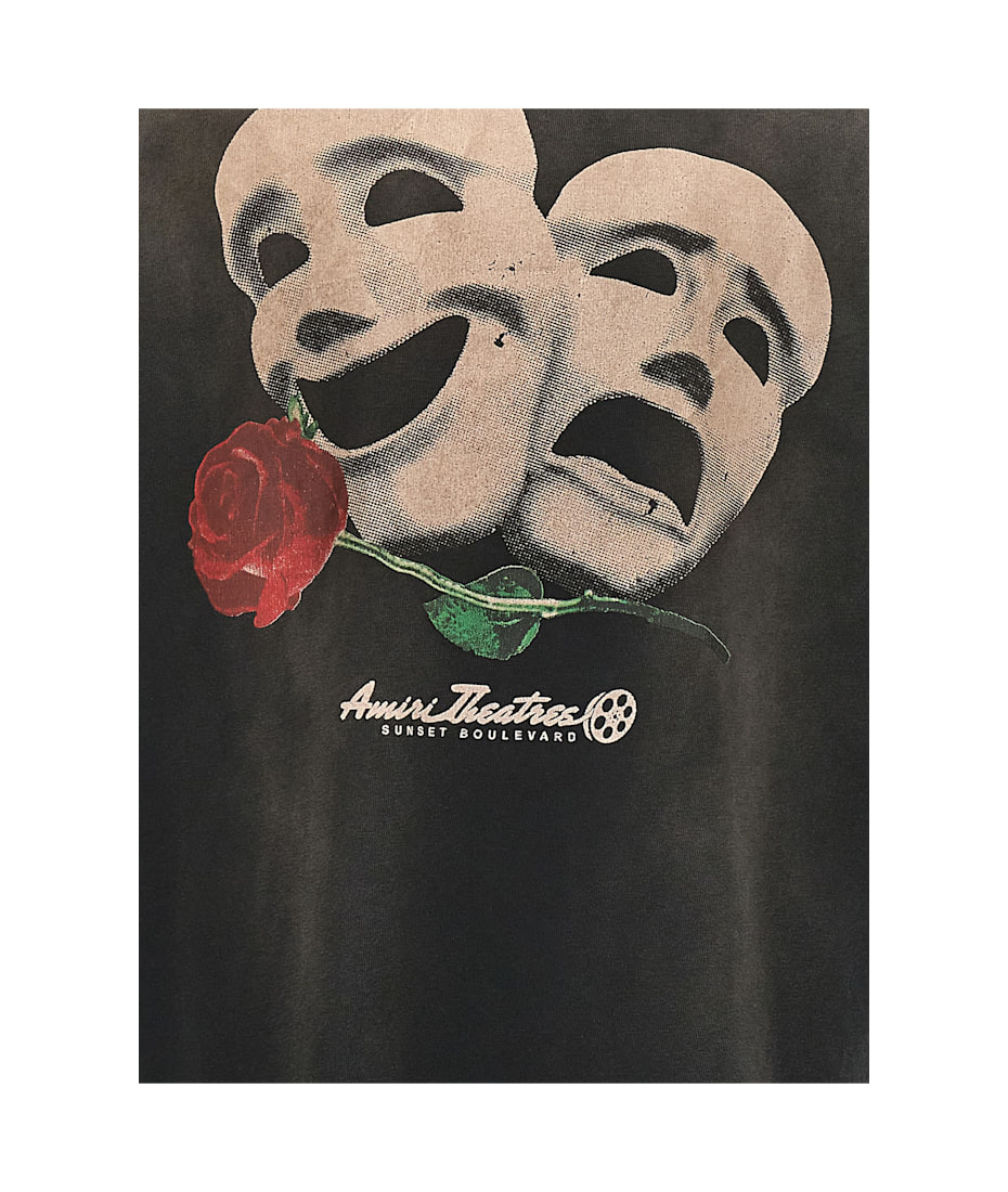 AMIRI シアターマスク オーバーサイズ Tシャツ モダンアート AMIRI 'theater Masks' T-shirt | italist