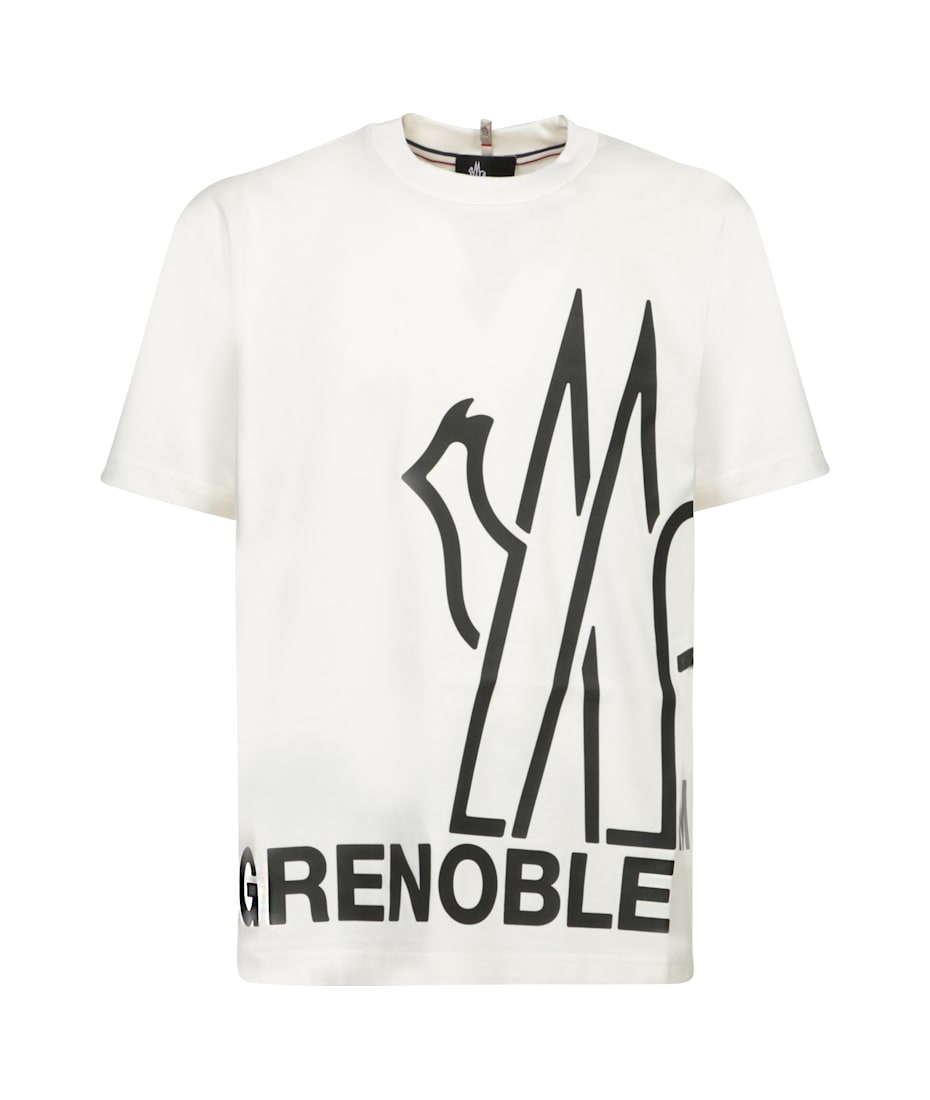 関税込★希少【MONCLER Grenoble】Logo Cotton T-Shirt★White Moncler Logo Cotton T-shirt White – N-Hype