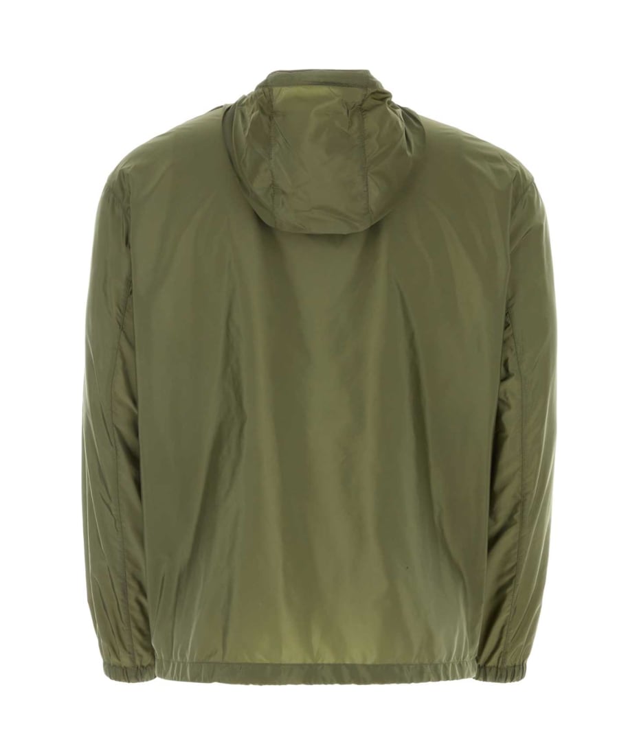 Prada Olive Green Re-nylon Windbreaker | italist Prada Olive Green Re-nylon Windbreaker | italist