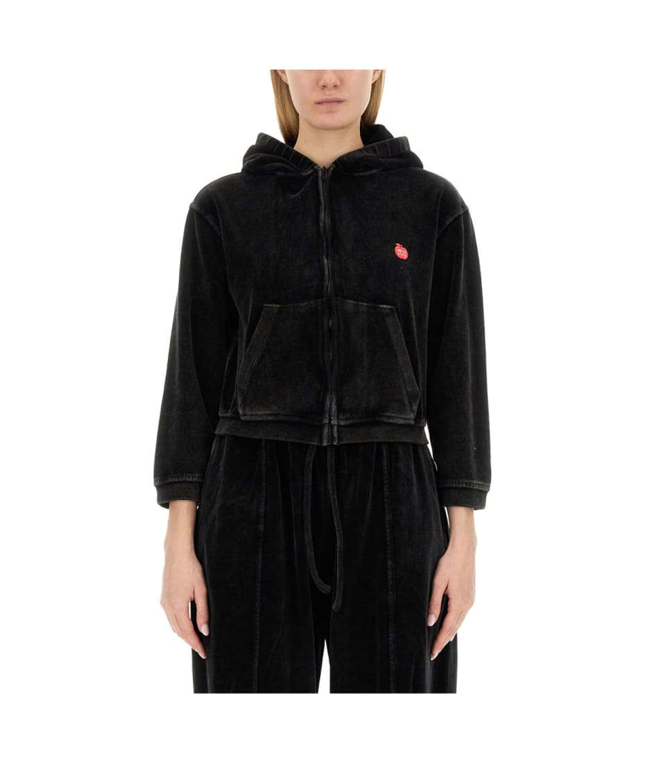 ジャケット T BY ALEXANDER WANG Black Polyester Sweatshirt T by Alexander Wang Black Polyester Sweatshirt | italist