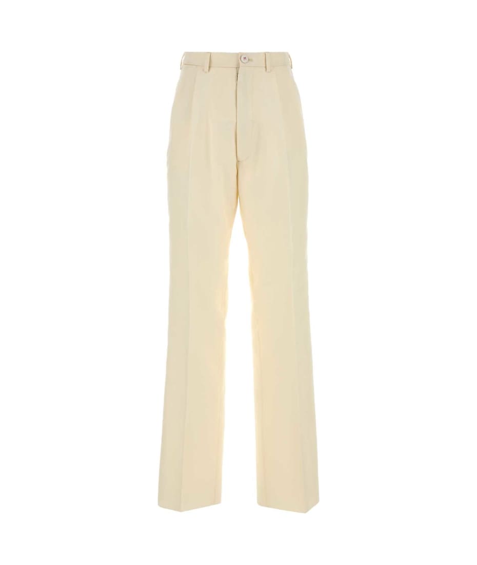 パンツ MAISON MARGIELA Cream Mohair Blend Pant Maison Margiela Cream Mohair Blend Pant | italist
