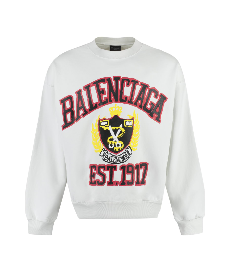 BALENCIAGA COTTON CRISTOBAL SWEATSHIRT 豊富な通販サイト biocheck.cl