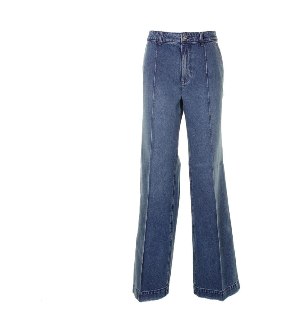 【関税&送料込】Michael By Michael Kors Jeans Wide Leg Wide-Leg Denim Jeans | Michael Kors [US]