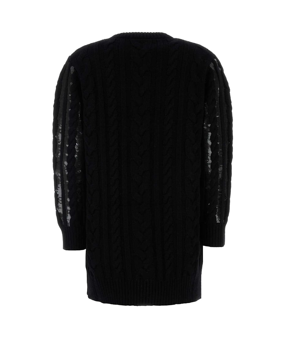 ワンピース Max Mara Black wool blend Mambo sweater dress Max Mara Black Wool Blend Mambo Sweater Dress | italist