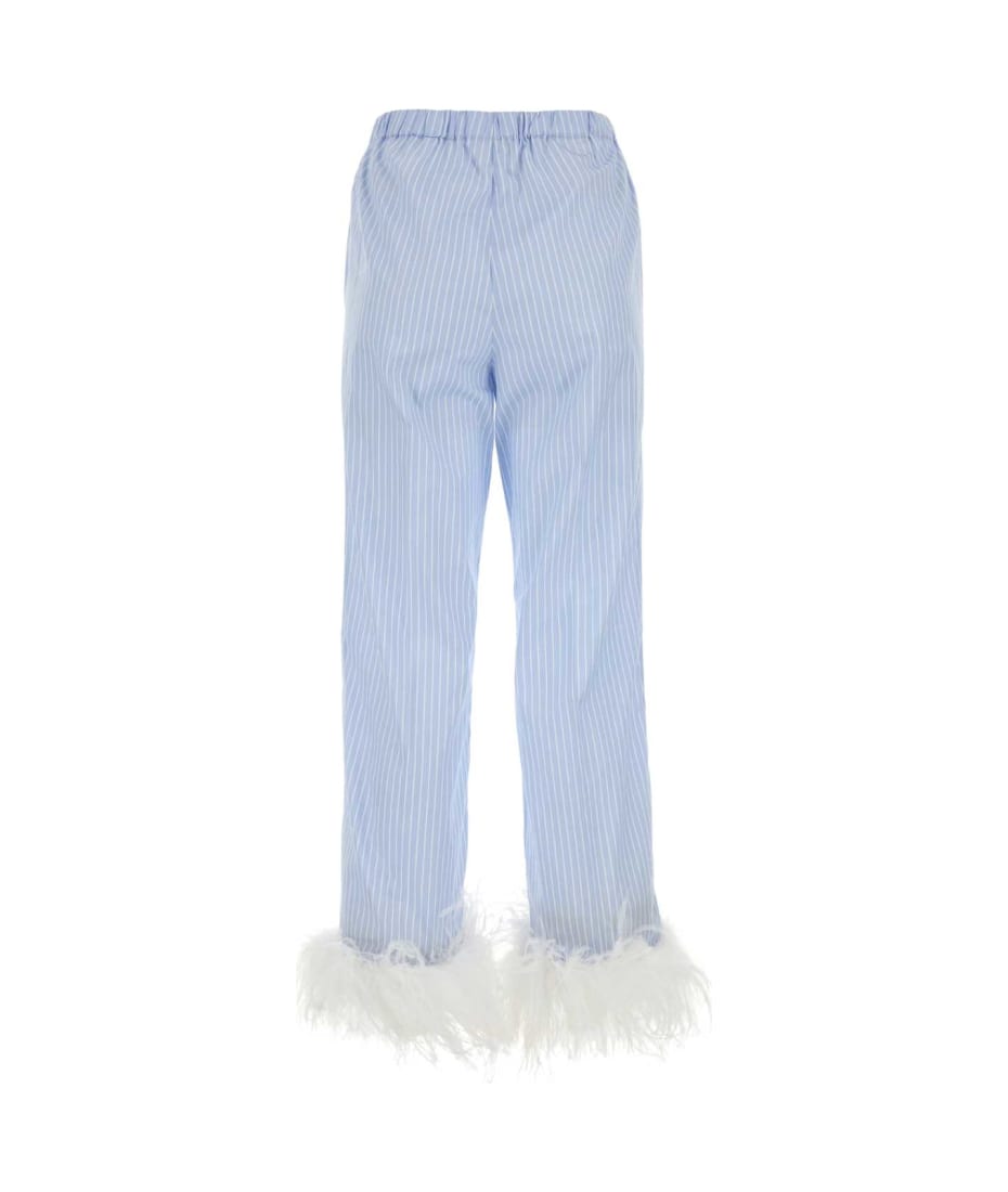 パンツ MIUMIU EMBROIDERED STRETCH WOOL PALAZZO PANT Miu Miu Embroidered Stretch Wool Palazzo Pant | italist