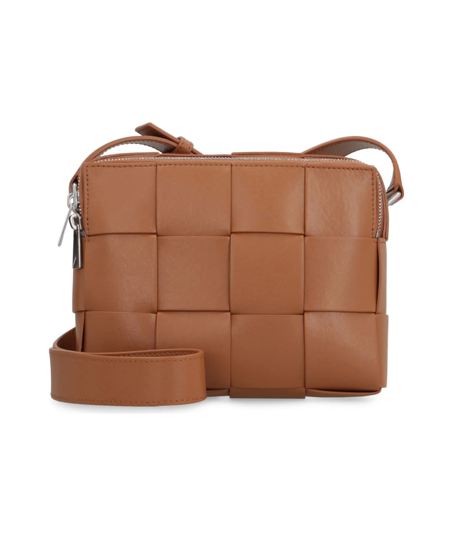 Bottega Veneta Men's 15 Avenue Virgule Intrecciato Shoulder Bag