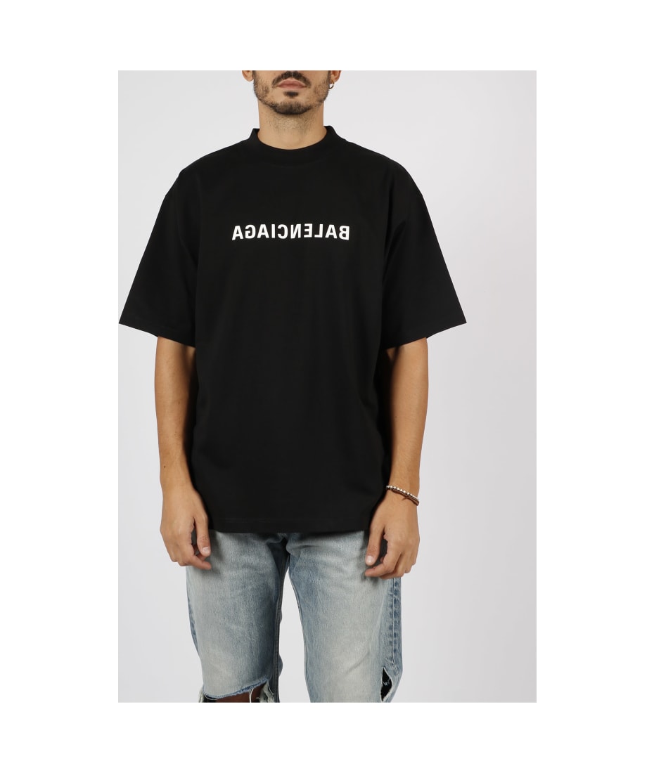 Balenciaga Mirror Medium Fit T-shirt | italist Balenciaga Mirror Medium Fit T-shirt | italist