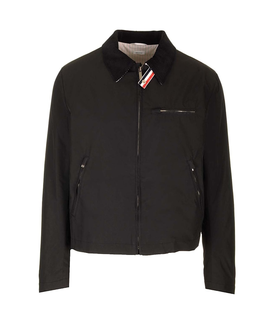 Thom Browne｜JACKETS (CONCEALED ZIP GOLF JACKET IN 2 PLY Thom Browne Concealed Zip Golf Jacket | italist
