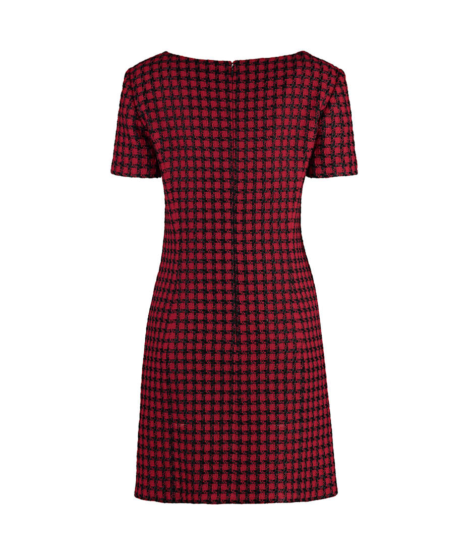 【送料&関税込】Versace Wool Blend Tweed Dress Versace - Wool blend tweed dress red - The Corner