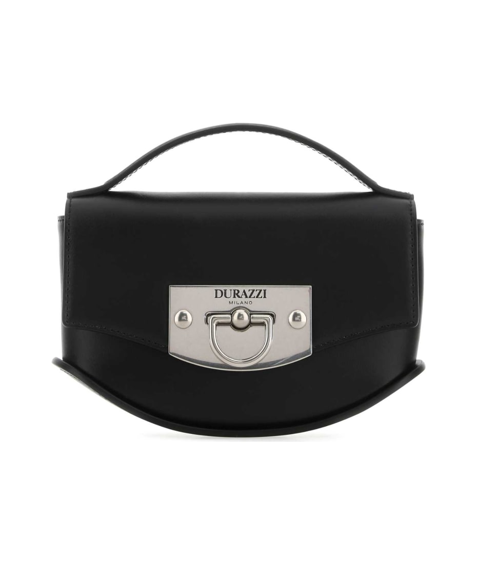 トートバッグ DURAZZI MILANO Black leather mini Swing handbag Durazzi Milano Black Leather Mini Swing Handbag | italist