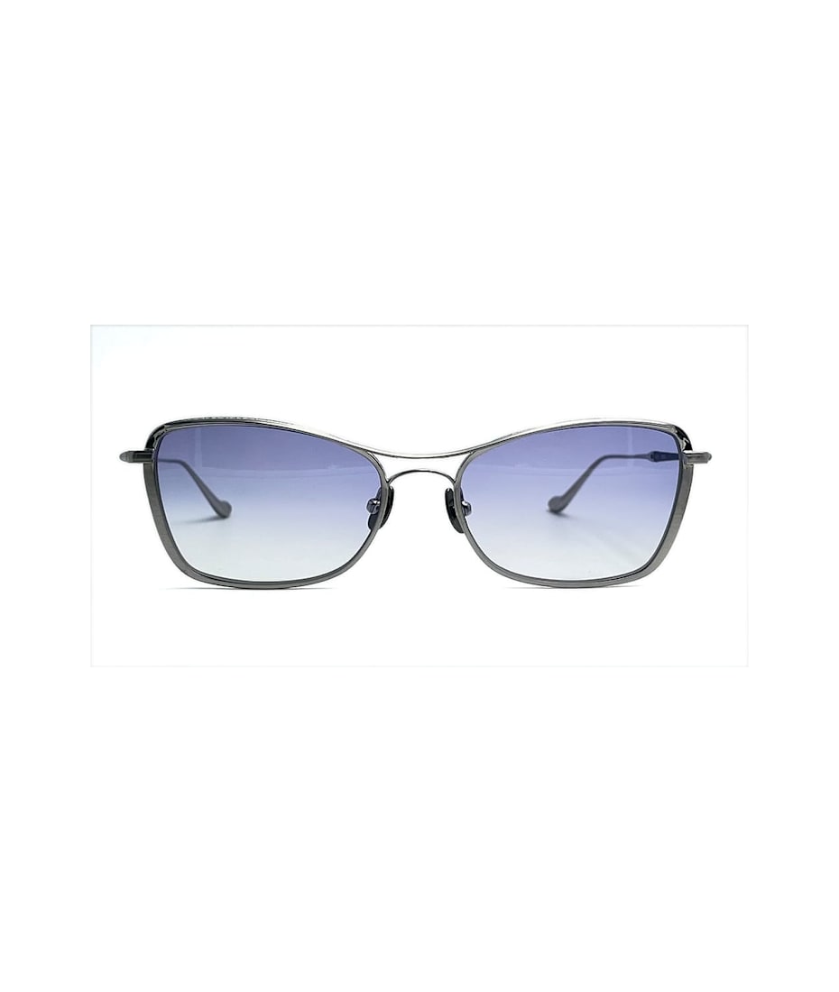 サングラス MATSUDA Matsuda - M3147.SG - brushed silver cafe blue Matsuda M3147 - brushed silver – Mondello 1962