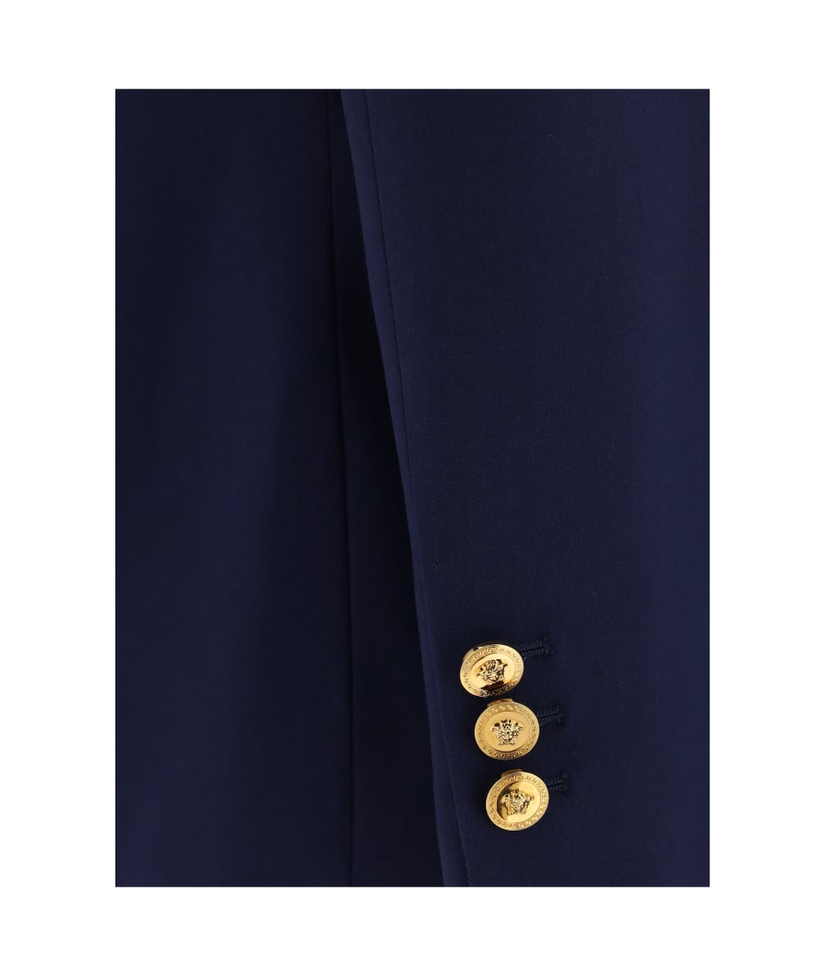 【送料&関税込】Versace Logo Patched Dinner Jacket Versace Logo Patched Dinner Jacket | italist