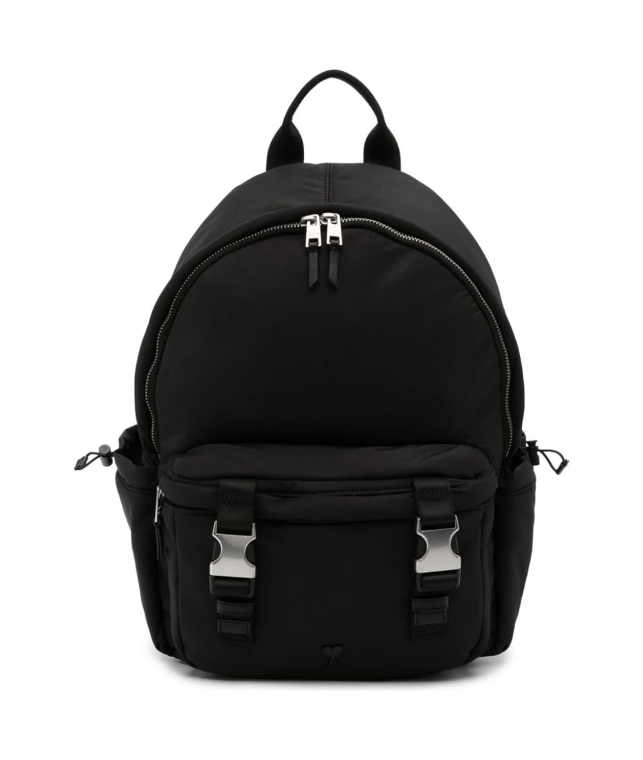 Ami Alexandre Mattiussi Black Backpack | italist