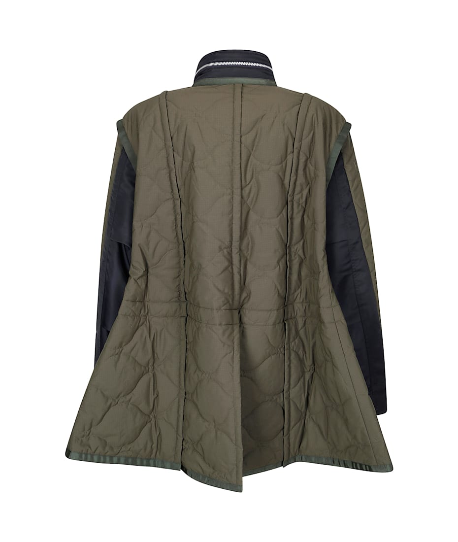 ☆関税込み☆【SACAI】Rip Stop Quilted Coat Sacai Rip Stop Quilted Coat | italist