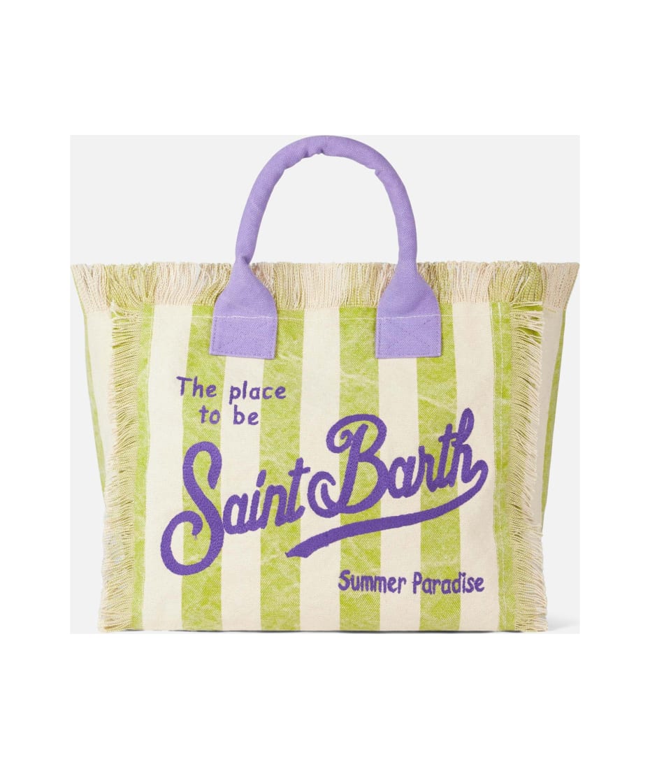 MC2 Saint Barth logo-print Canvas Beach Bag - Farfetch