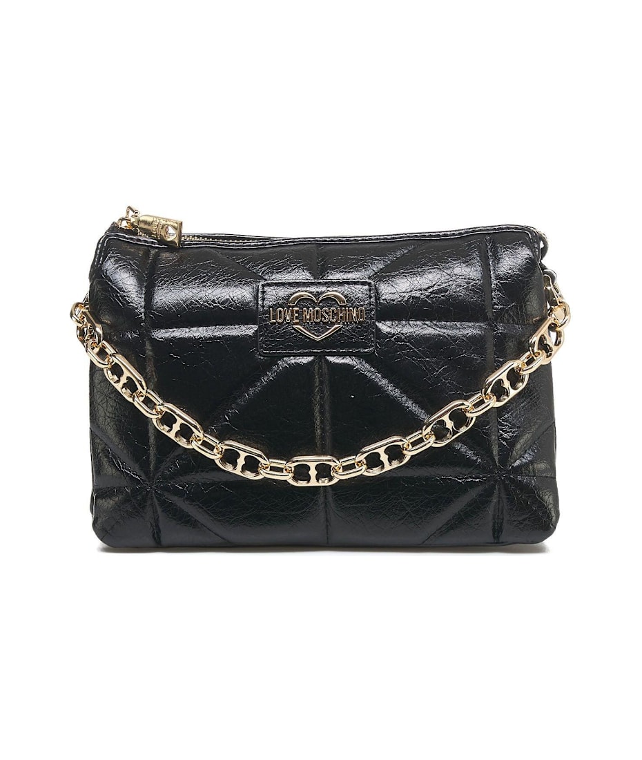 Love Moschino quilted shoulder popular bags