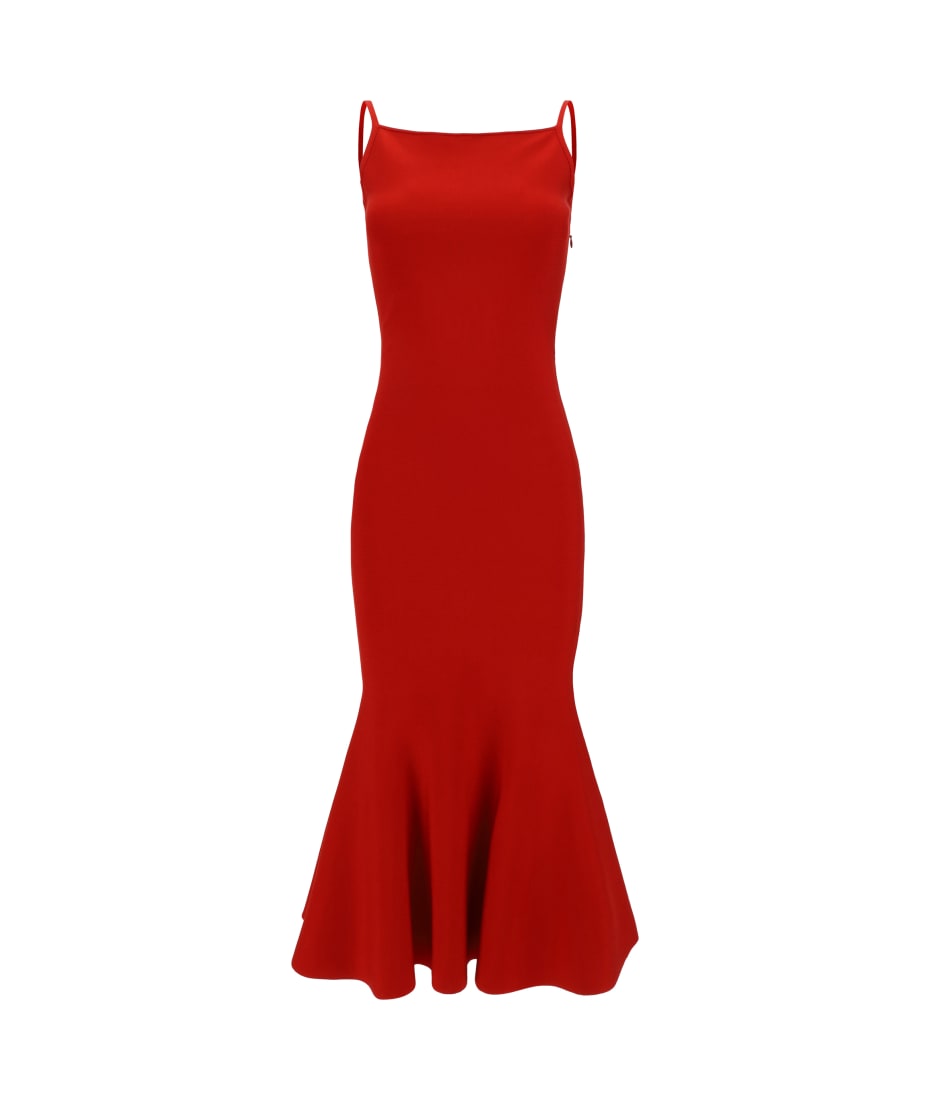 Alexander McQueen Flared Knit Dress | italist
