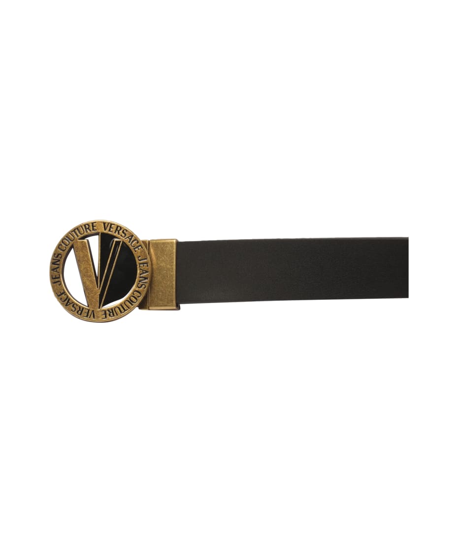 Versace Jeans Couture V Emblem Buckled Belt - 899