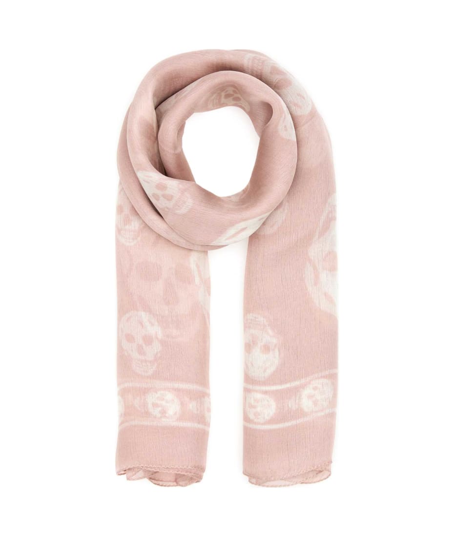 スカーフ alexander mcqueen Printed silk foulard (8078893052Q 7368) Alexander McQueen Printed Silk Foulard | italist