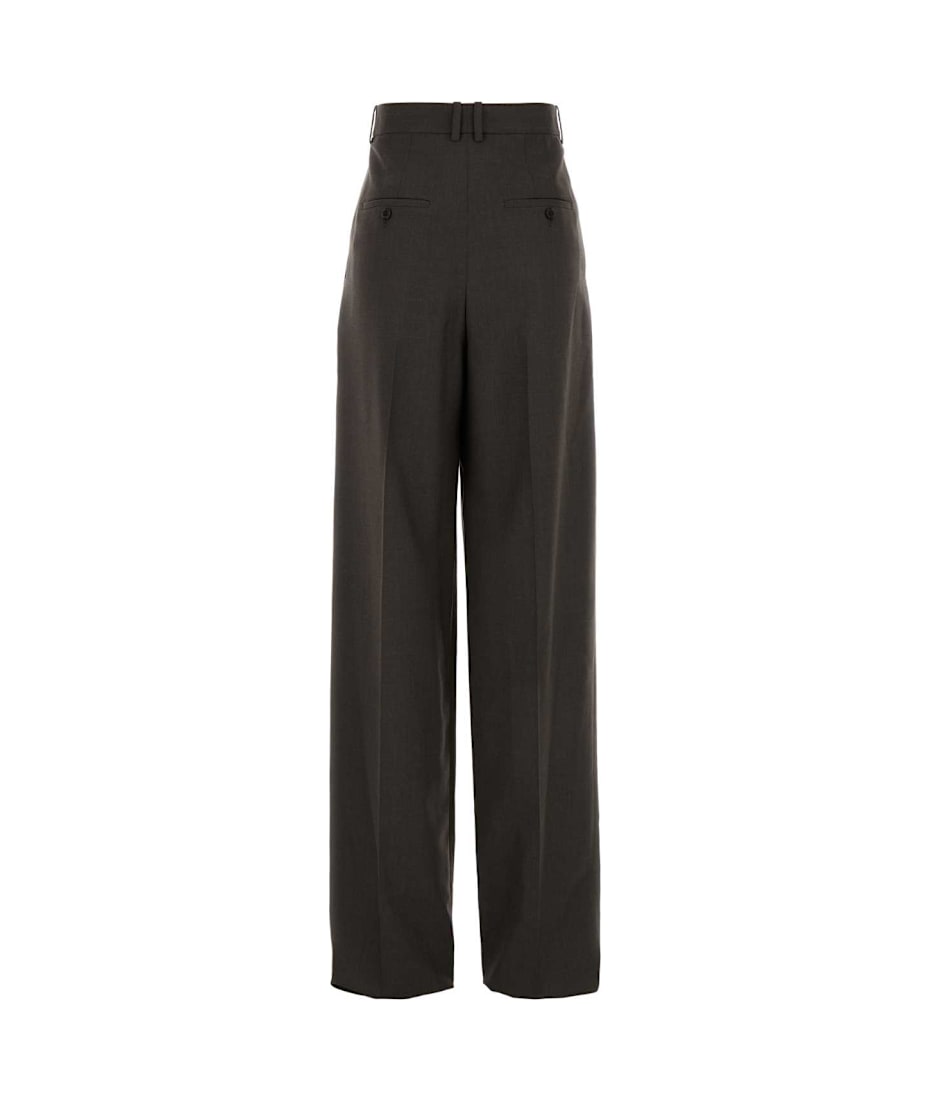 パンツ SAINT LAURENT DARK BROWN WOOL PANT Saint Laurent Dark Brown Wool Pant | italist