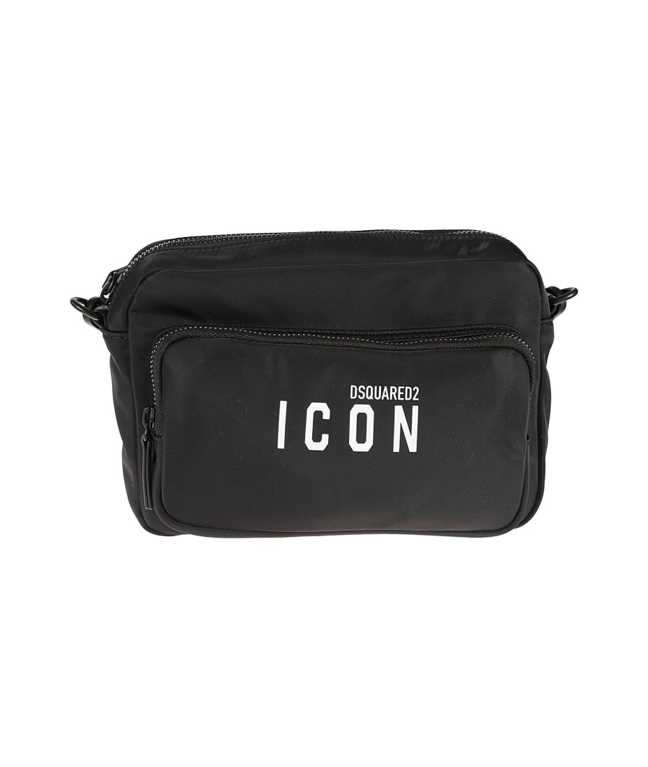 Dsquared2 Icon Logo Print Messenger Bag italist