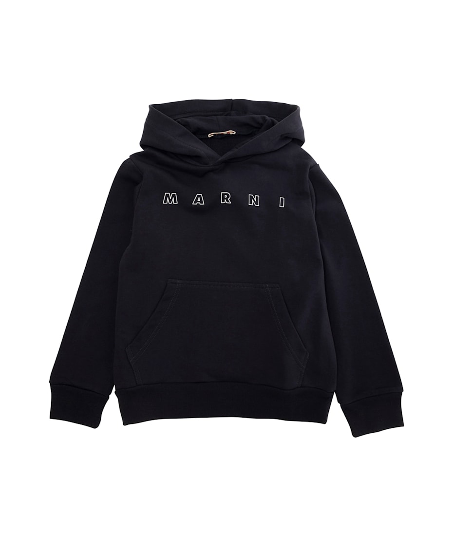 ★MARNI★ Logo Cotton Sweatshirt Black FUMU0074X3UTC26900N99 Marni Black Cotton Sweatshirt | italist