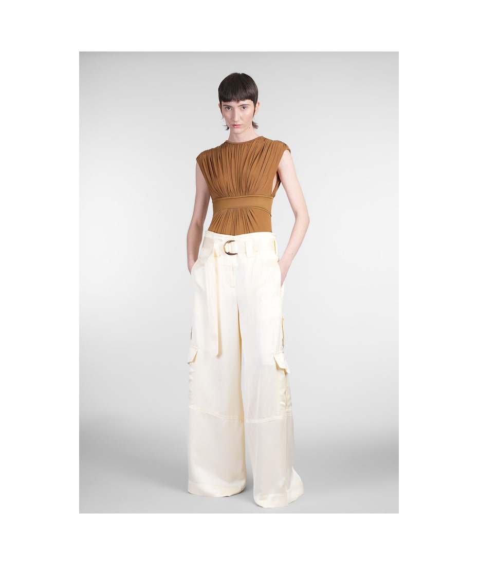 ボトムスその他 ZIMMERMANN Women Pants 9166PRS244 SAN Yellow Zimmermann Pants In Yellow Viscose | italist