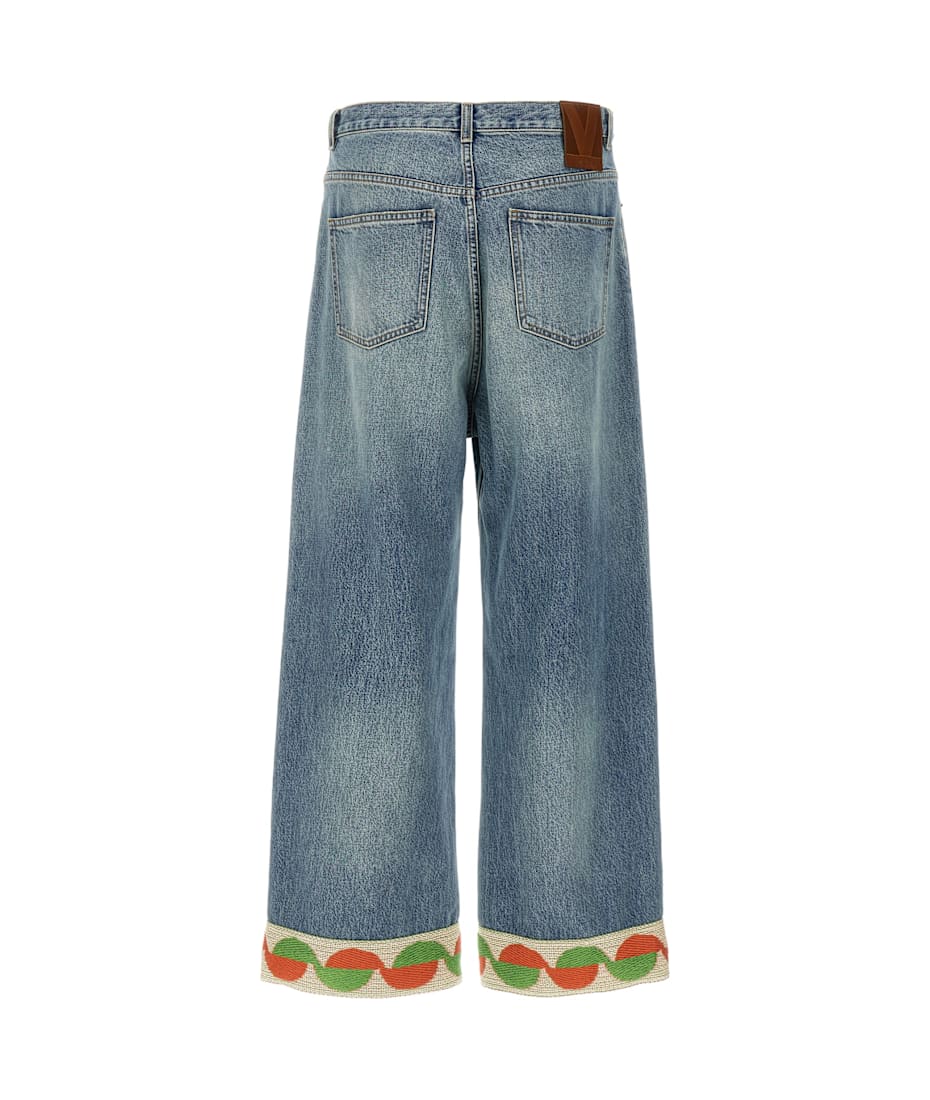 【関税込み】VALENTINO GARAVANI JACQUARD JEANS Valentino Garavani Jacquard Jeans | italist