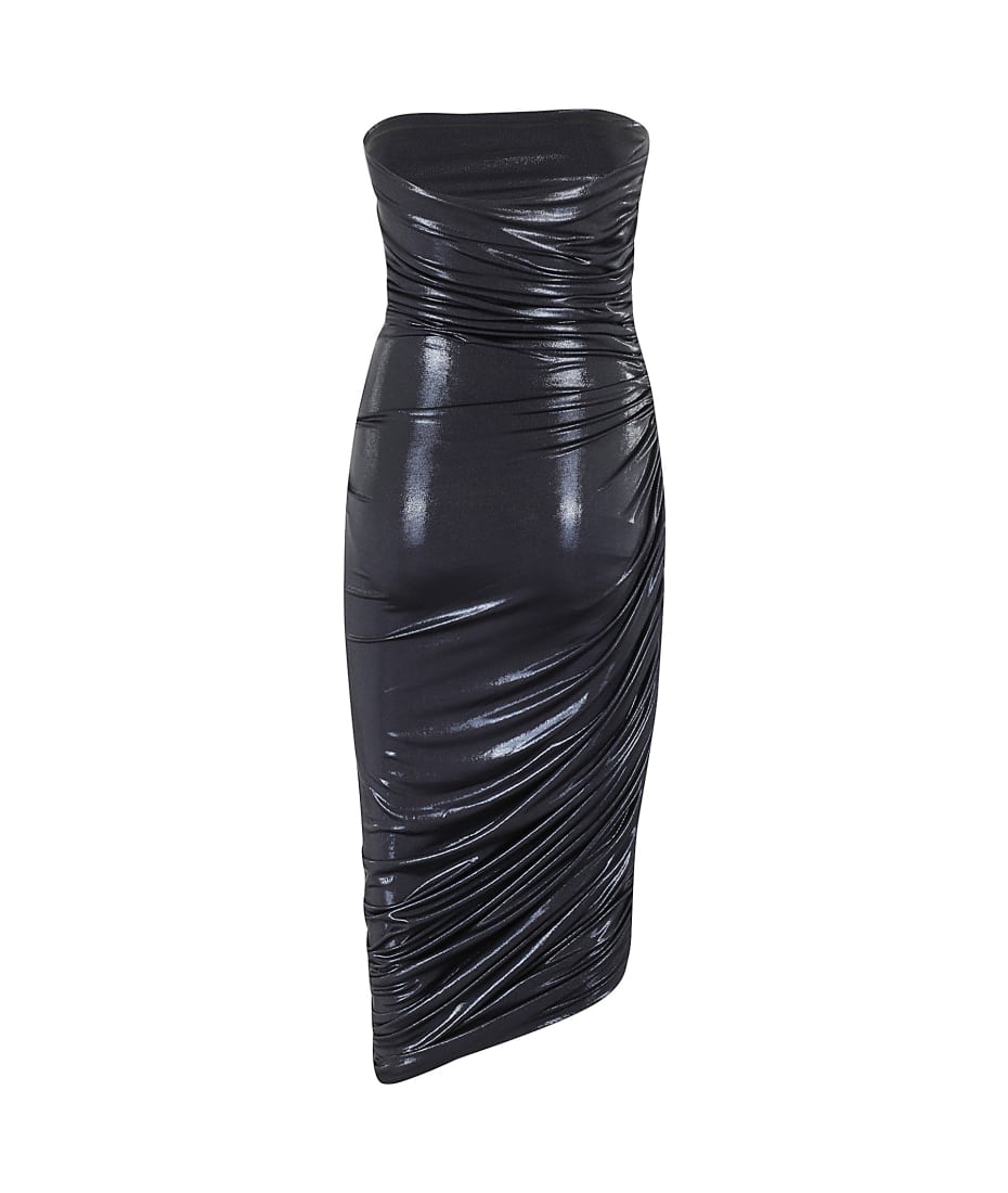 NORMA KAMALI ノーマカマリ ワンピース Diana strapless 886173 STRAPLESS DIANA DRESS TO KNEE – Woods – Norma Kamali