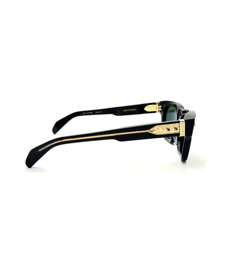 Dick Fitzener - Black / 18k Gold Plated Sunglasses