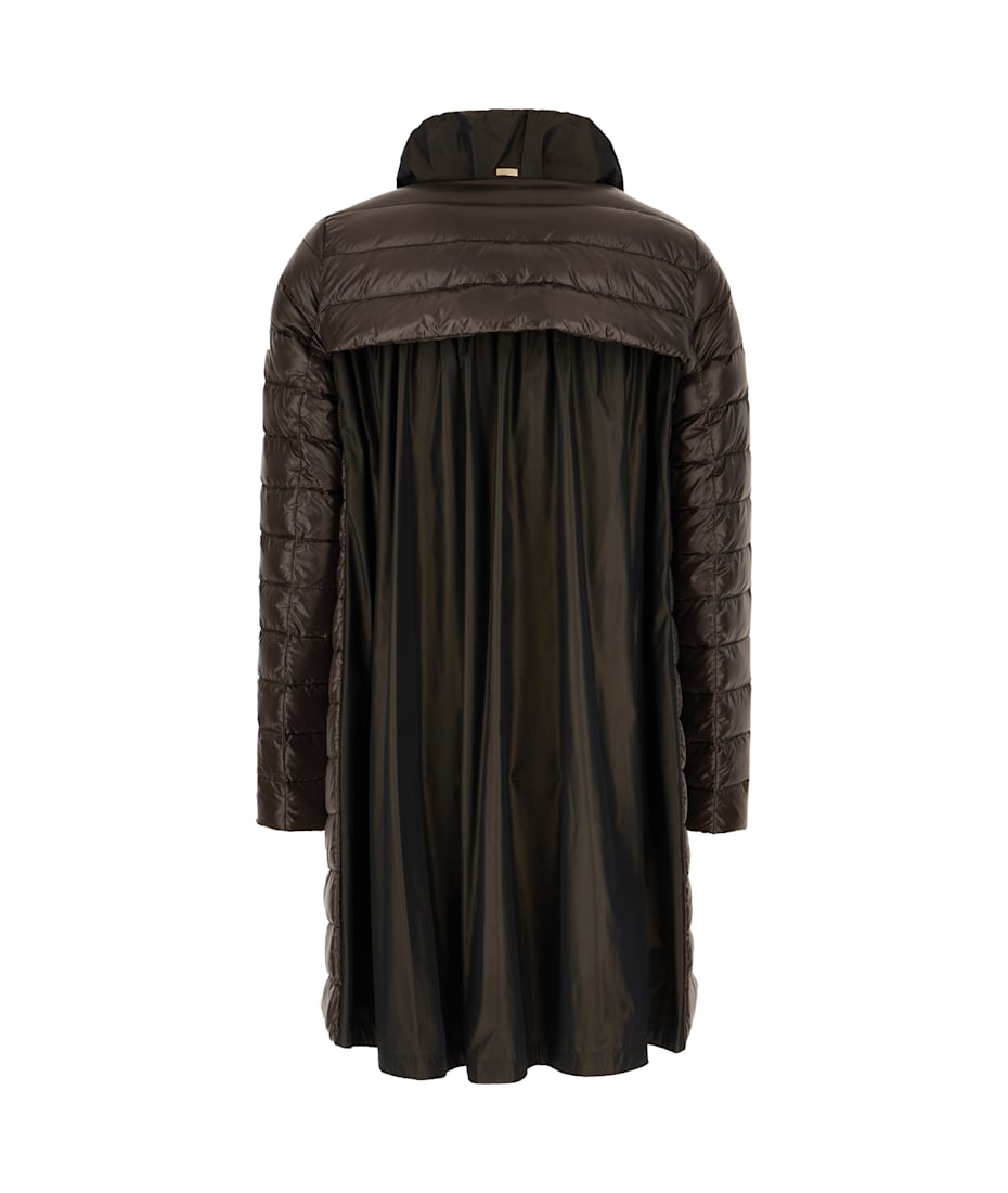 ダウンジャケット・コート HERNO Chocolate nylon down jacket (PI00124DR12017Z 8810) Herno Chocolate Nylon Down Jacket | italist