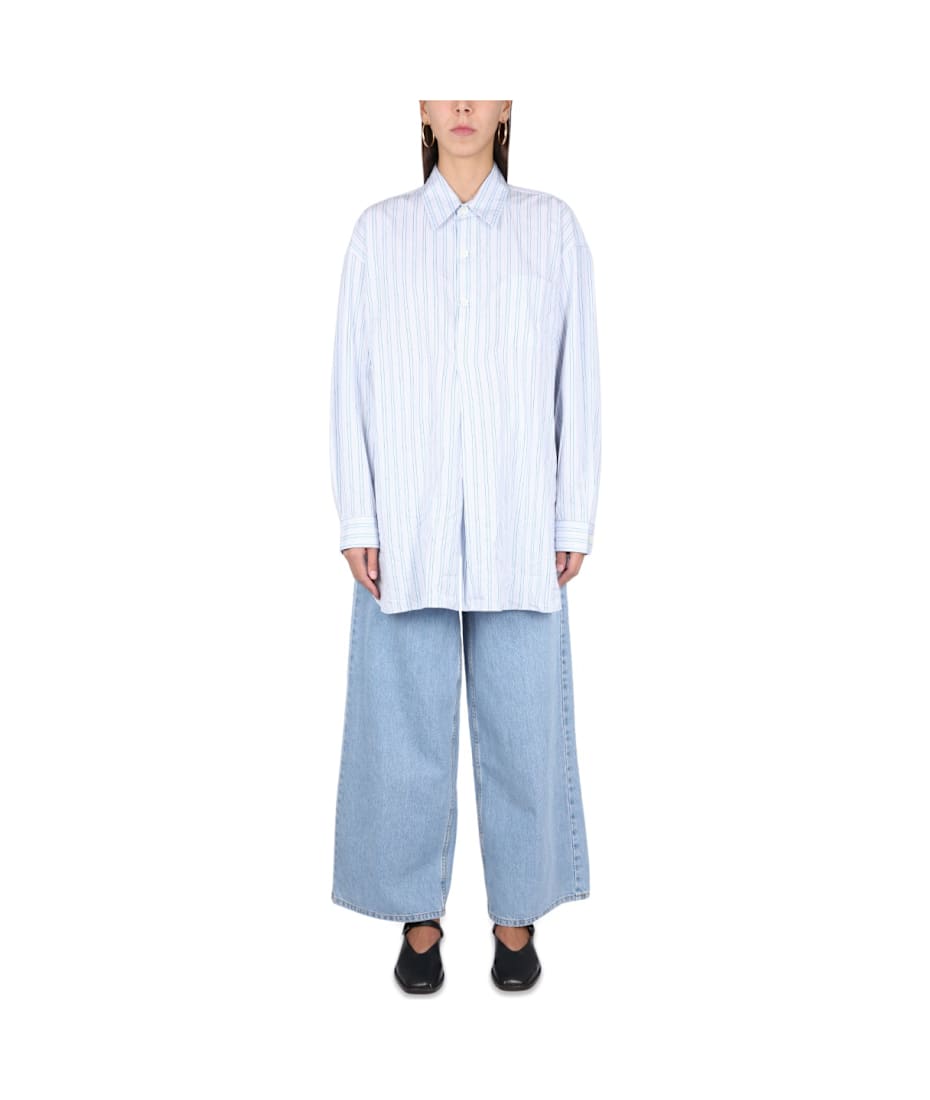 Tシャツ・カットソー OUR LEGACY SS23 SHIRT WITH STRIPE PATTERN (W2232PSS_STRIPE) Our Legacy Shirt With Stripe Pattern | italist