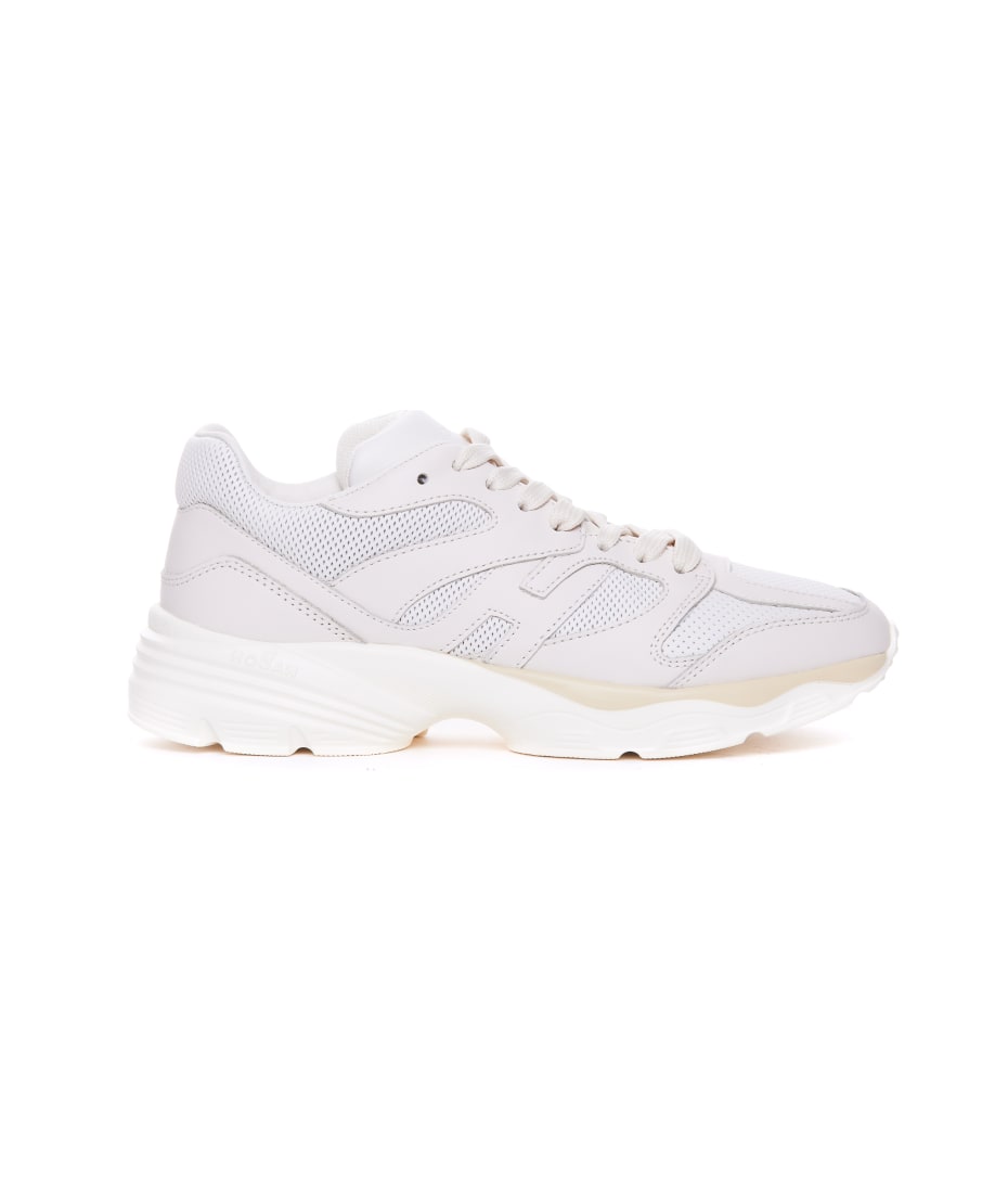 スニーカー HOGAN Women Sneakers HXW6650FJ10Q440YBB White Hogan Logo Sneakers | White | FARFETCH
