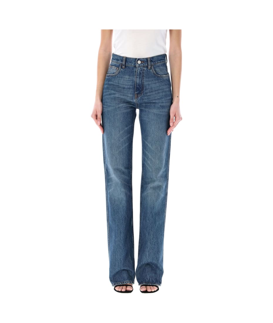パンツ COPERNI Women Straight Pants COPP78F2022DE BLU BLUE Coperni Straight Leg Denim Pants - Blue Vintage – Kith