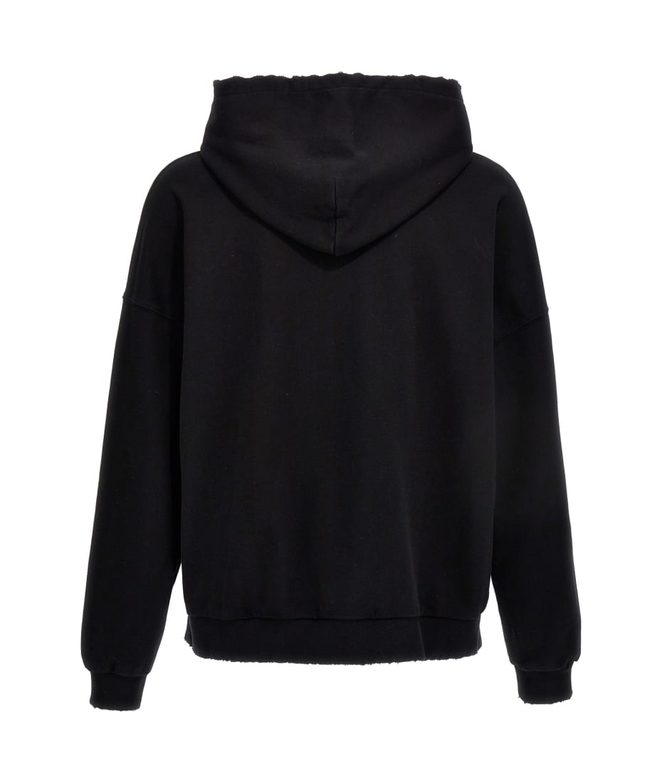 パーカー・フーディ PALM ANGELS PA MONOGRAM STATEMENT JERSEY HOODIE Monogram Statement Hoodie in black - Palm Angels® Official