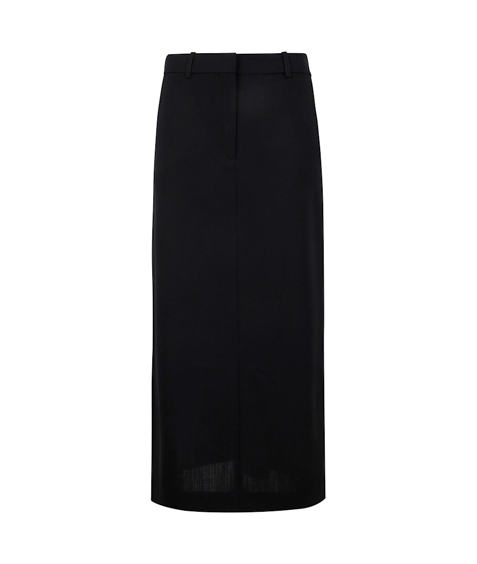 【送料&関税込】TotAme Low-waist Straight Skirt Low-waist straight skirt black – TOTEME