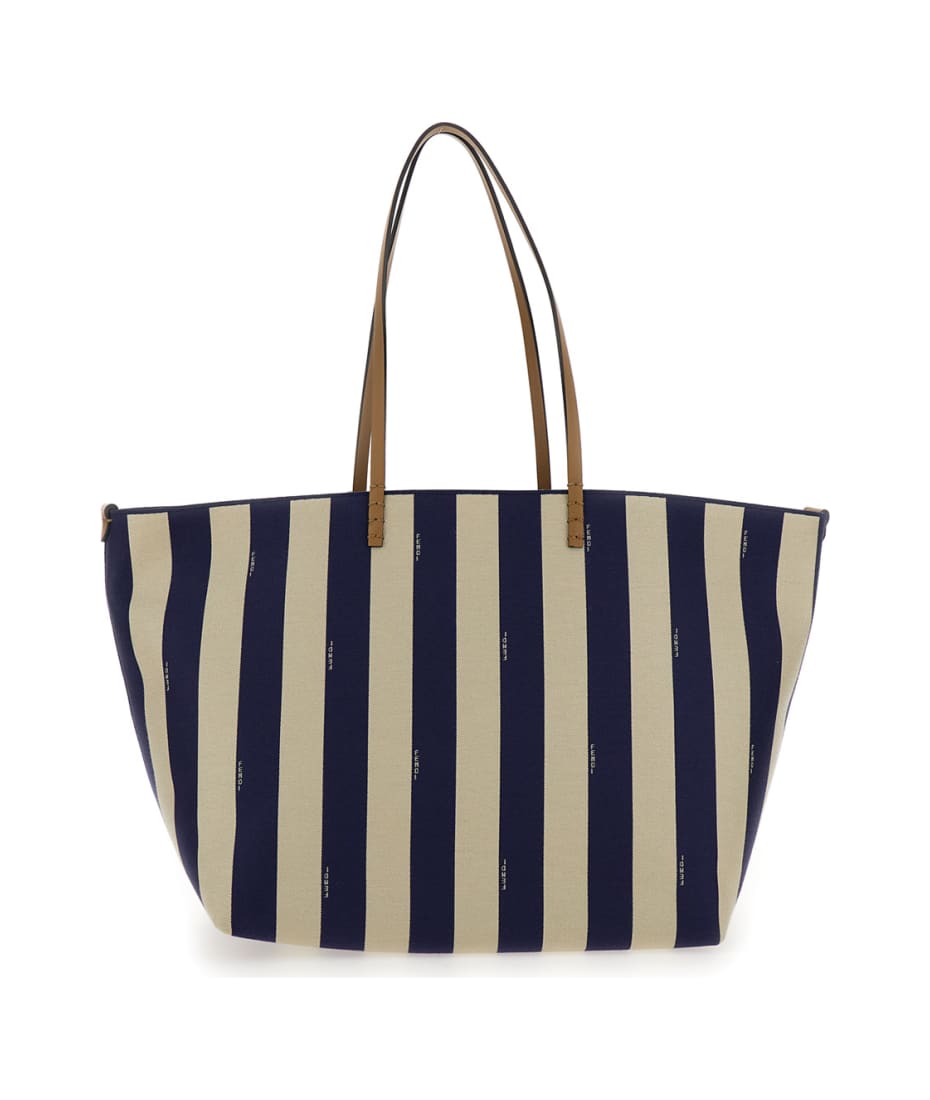 トートバッグ FENDI 'Roll Large' reversible shopping bag Fendi Embroidered Fabric Large Roll Reversible Shopping Bag