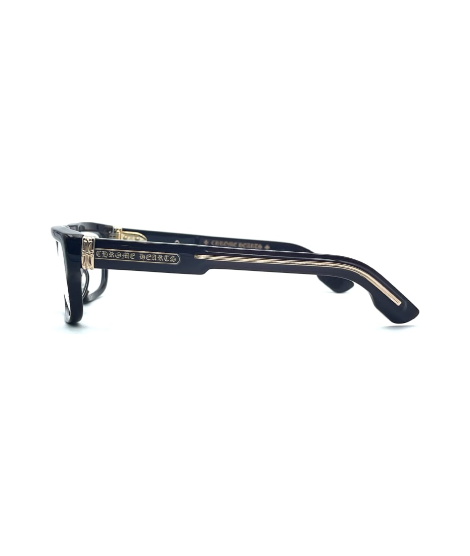 ◆希少品♪【CHROME HEARTS】メガネ 2THICK クラシックブラウン Chrome Hearts 2 Thick - Classic Brown Glasses | italist