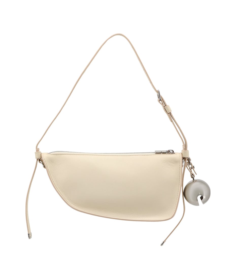 Burberry★素敵！\"Shield Sling\" Suede Leather Shoulder Bag Burberry Shield Sling Suede Shoulder Bag | Brown | FARFETCH