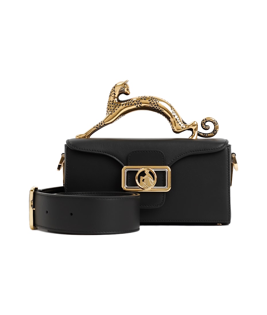 Lanvin Black Nano Pencil Cat Bag