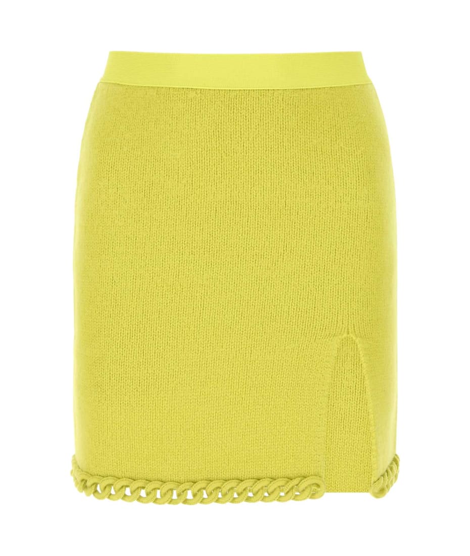 【送料&関税込】Bottega Veneta Acid Green Wool Mini Skirt Bottega Veneta Acid Green Wool Mini Skirt | italist, ALWAYS