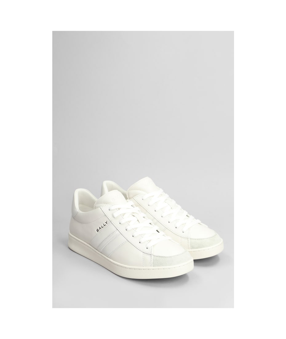Bally White Leather Sneakers | italist