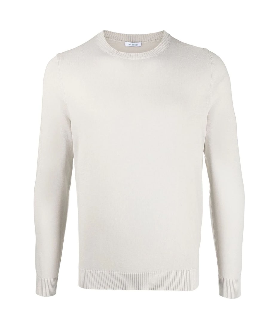 スウェット・トレーナー Malo UXA193F3L27 Sweatshirts Sweaters White Malo White Cotton Jumper | italist
