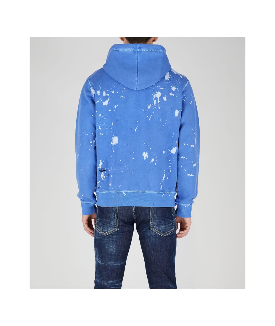 関税込◆DSQUARED2 ダメージ パーカー D2 GOTH FOAM HOODIE DSQUARED2】ダメージ パーカー D2 GOTH FOAM HOODIE (D SQUARED2