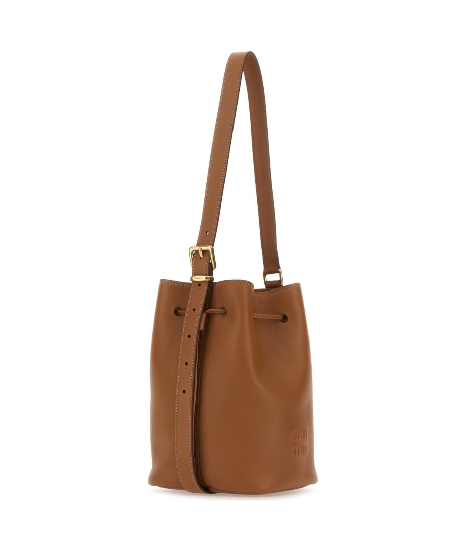 Miu Miu Leather Bucket Bag | italist