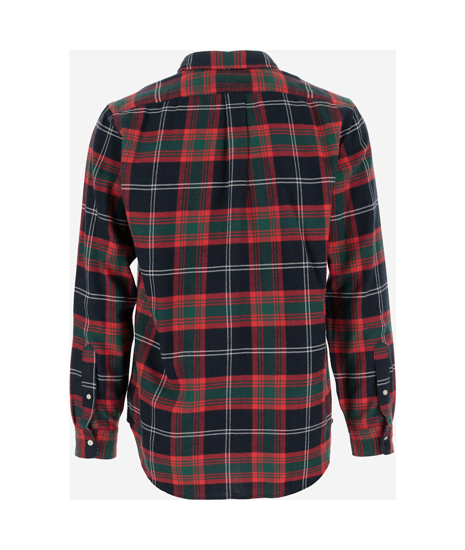 【DEARMINE】Lauren Cotton Check Shirt Polo Ralph Lauren Check Cotton Shirt | Casual Shirts | Harry