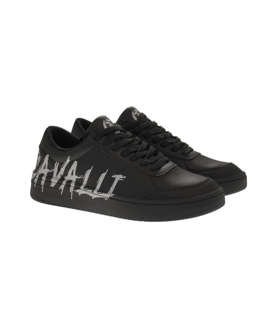 スニーカー JUST CAVALLI Men Sneakers Black 77QA3SM5ZP397 899 Just Cavalli Outlet: Sneakers men - Black | Just Cavalli